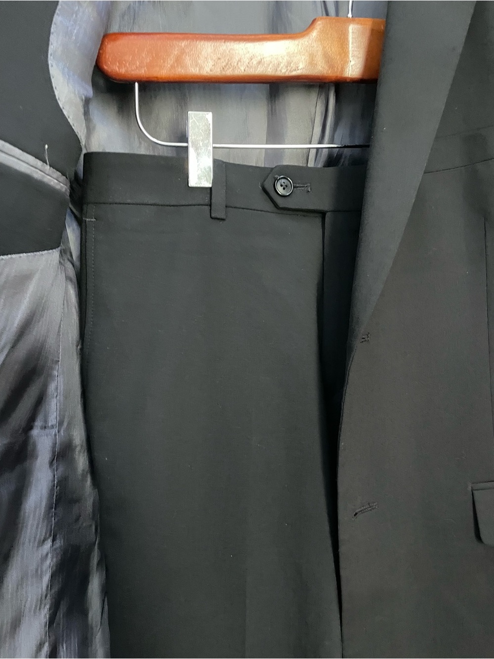 Joseph Abboud Boys Black Two-Piece Formal Suit - Picture 5 of 7
